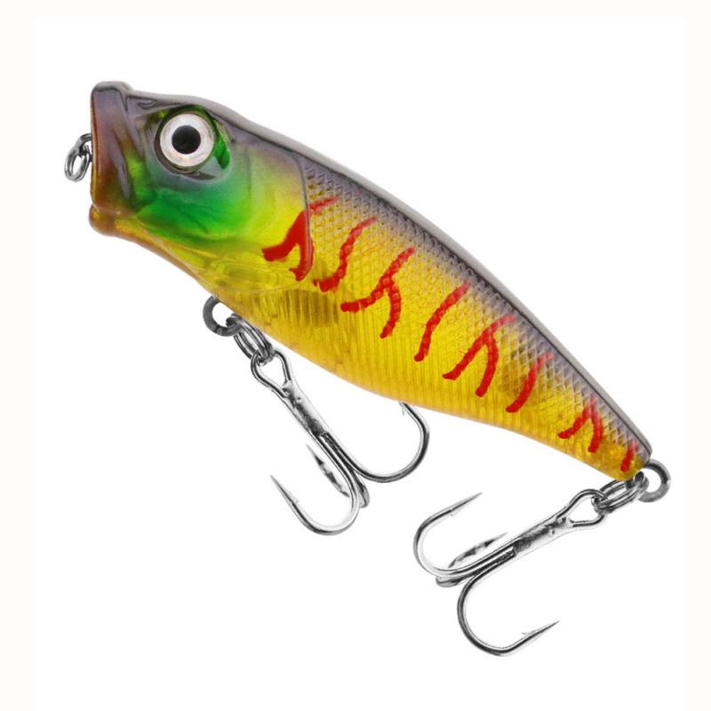 Popper Angelköder 7cm 8.5g Hartköder Künstlicher Topwater Barsch Forelle Hecht Wobbler Tackle Köder Mit