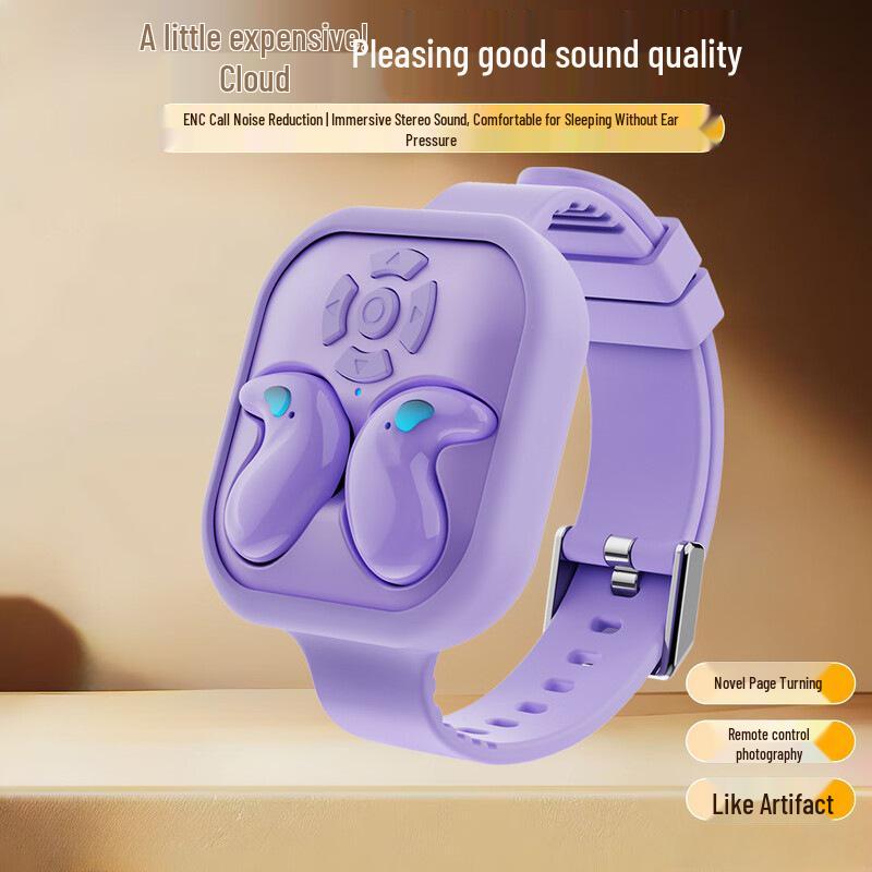 LY9 Mini Ultra-Thin Wireless Bluetooth Earbuds - Noise Cancelling, High-Quality Sound, Super Long Battery Life, Ideal for Sleep and Page Turning.