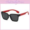 Óculos de Sol Quadrados para Crianças Com Lentes Polarizadas Tac Para Esportes ao Ar Livre e Moda