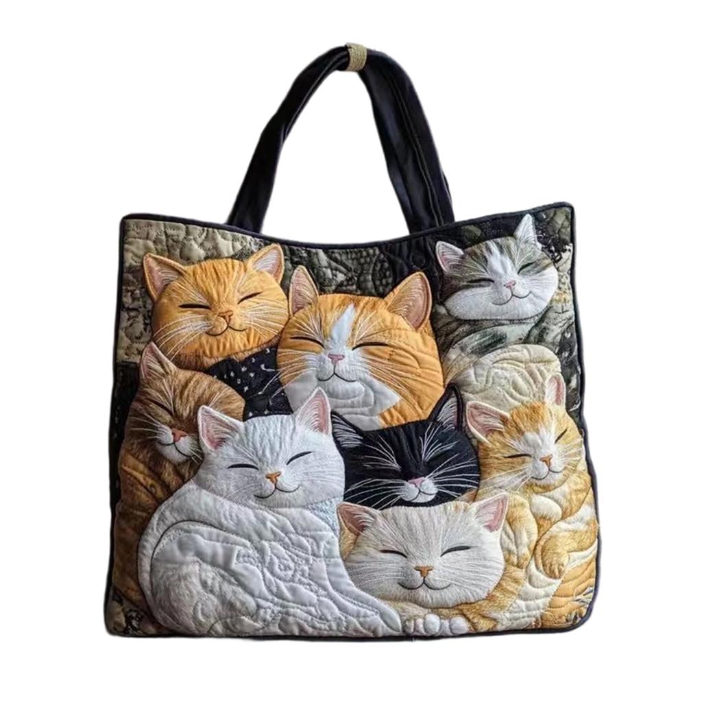 3D Printed Handbag With Ladypattern; Canvas Shoulder Bag Weighing 300 Grams