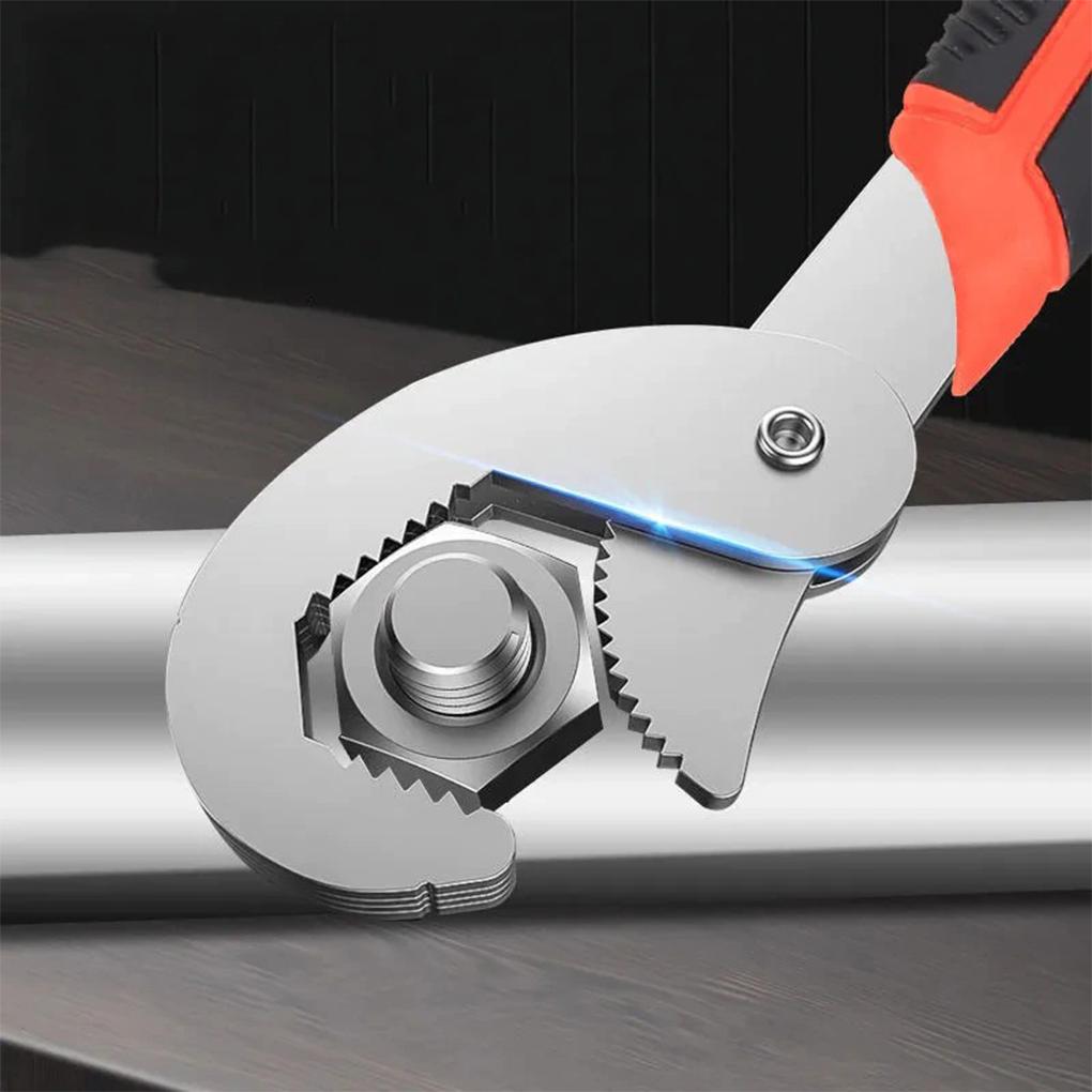 Stahlschlüssel Tragbares Handheld-Plattenwerkzeug Multifunktional Professionell Wasserhahnrohrventil Heizkörper Radschlüssel Handwerkzeug