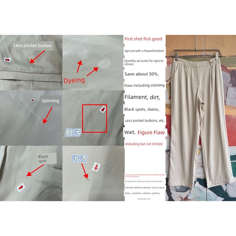 Foreign Trade Original Order NA-K * D Pleat Lightweight Stretch High Waist Suit Pants Drape Loose Casual Wide Leg Pants 1461c2