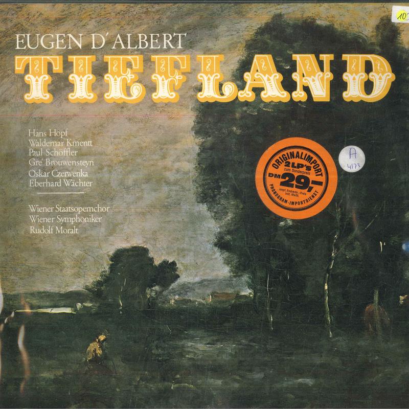 

LP Record EUGEN DALBERT Tiefland 65991701 GRAMOLA Austria Classical Used