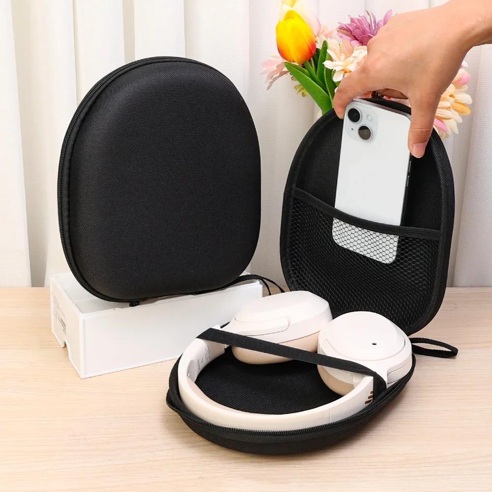 Funda para Auriculares para Sony WH-CH720N WH-1000XM4 MDR-ZX100 Bolsa de Viaje Universal para Auriculares Almacenamiento Duro de EVA Bolsa de Transporte para Auriculares