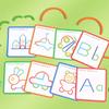 Sticks and Rings Rings Puzzle Montessori Puzzle Intelligence Game Wooden Game Toys  Family Playing