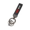 BQTT3 Car Key Chain Black Leather Keyring Pendant Car Interior For Kia Sportage Ceed Picanto Rio ProCeed Niro Morning K7 K5 K8 Ray K9