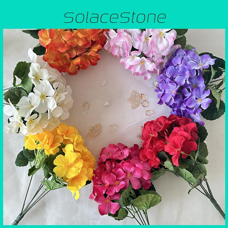 Begonia Artificial Flower Flower Wedding Hotel Restaurant Desktop Decoration