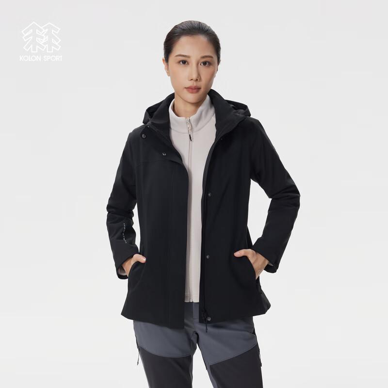 

KOLON SPORT Women s Polartec 3-in-1 Hooded Fleece Jacket L