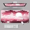 Chinese Ink Lotus Painting Desk Mat Waterproof Nonslip Office Mouse Pad