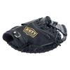 ZETT Soft Steer Baseball BRC352612 Catcher's Mitt, Right-Handed Throw, Black,