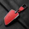 Aluminium Alloy Goatskin Car Key Case Cover For Bmw 1 3 5 7 Series X1 X3 X5 X7 F20 F48 F15 F16 G20 G28 G22 G23 G30 G12 Keychain