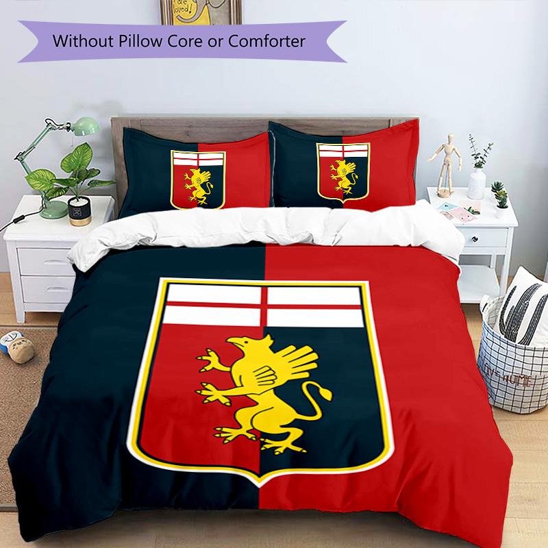 Genoa Pattern Bedding,Quilt Set Quilt Cover Pillowcase Home Birthday Gift (1*duvet Cover+2*pillowcase,without Core)