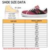teenager Adult Low-top Sneakers Arizona Cardinals Print Casual Shoes Boys