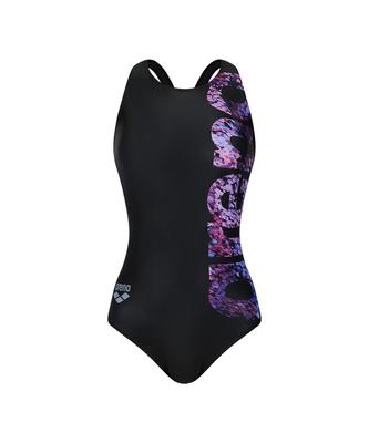 Alena Calidra One-Piece Racerback A5Fl1Pl42Blk