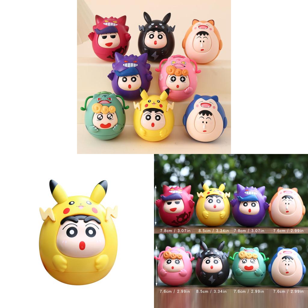 Crayon Shinchan Pvc Collectible Figure With Interactive Sensory Features For Kids And Fans