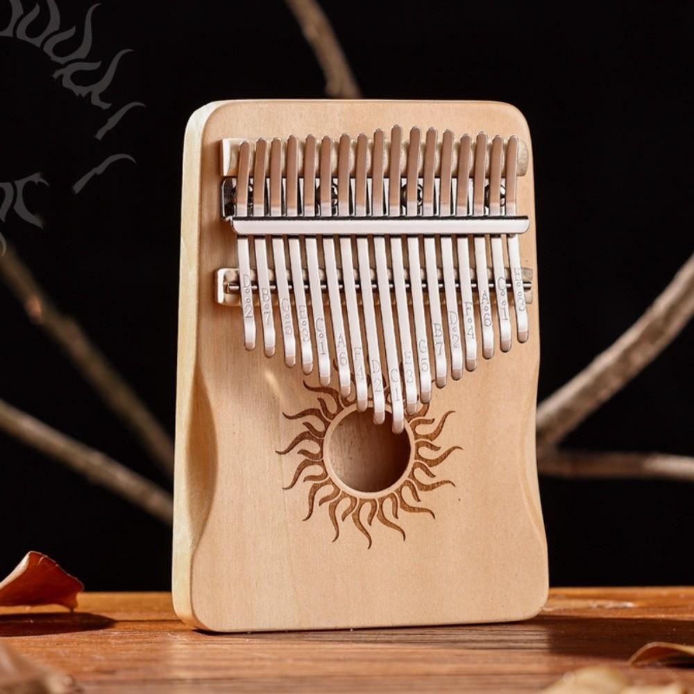 

Настроенный Молоток Калимба Тамбовое Пианино Снятие Стресса Музыкальный Инструмент Новая Мбира Пальцевое Пианино Подарки Beige-17 keys