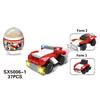 Self-Locking Street View Series/Fire Rescue Team Building Blocks Creative Egg