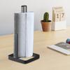 Yousheng Roll Paper Holder with Non-Slip Stable Base Heavy-Duty Stainless Steel Paper Towel Holder Modern Standing Countertop Dispenser