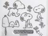 Snoopy Emblem Sticker 3D 3D Car Custom Decoration Character Stylish Cute Snoopy 4 Parts No.2