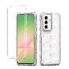 For Samsung Galaxy A57 5G Case Precise Cutouts Acrylic TPU Clear Phone Cover with Laser-printed Film