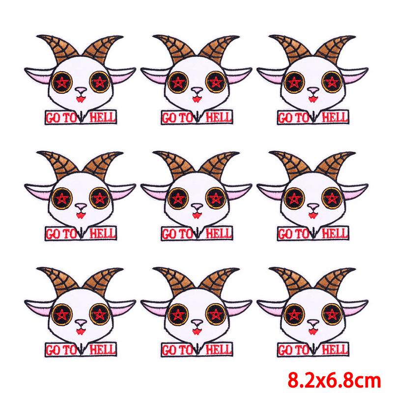 10 unids/lote, venta al por mayor, parche bordado, parches para planchar para ropa, parches para ropa, chaquetas, apliques de decoración, suministros para coser