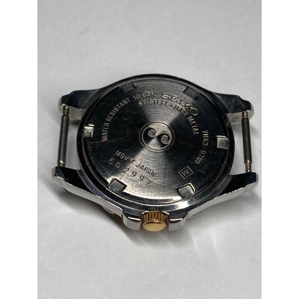 Used Working condition SEIKO 7N83-0209 Ladies' watch, new battery