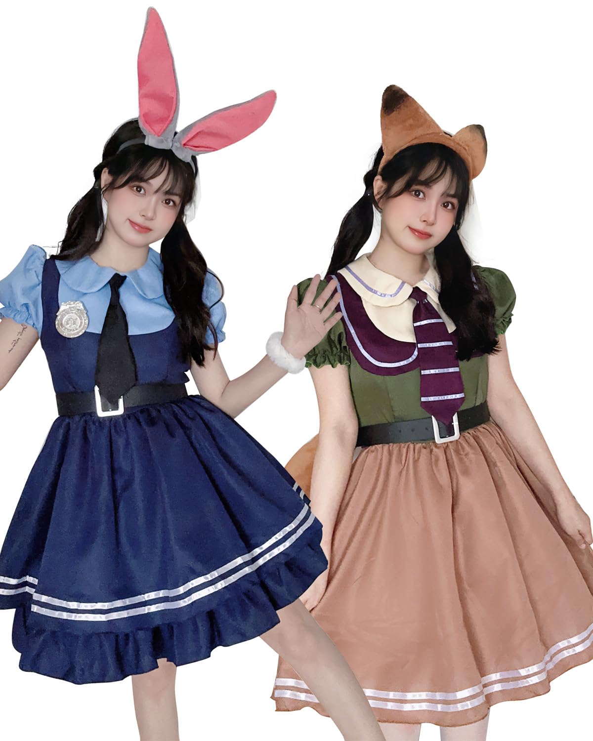 

Хэллоуин Кролик Полицейский Полицейский Лолита Размер M [akaien] Косплей, Милый, Взрослый, Женский Костюм, Набор из 5 предметов, Платье, Кролик,