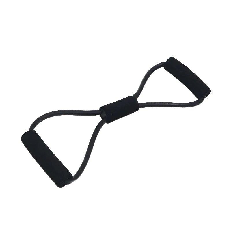 1 Pc 8-shaped Tension Rope Auxiliary Household Elastic Band with Handles Training Equipment For Leg Thigh Arm Strength Training