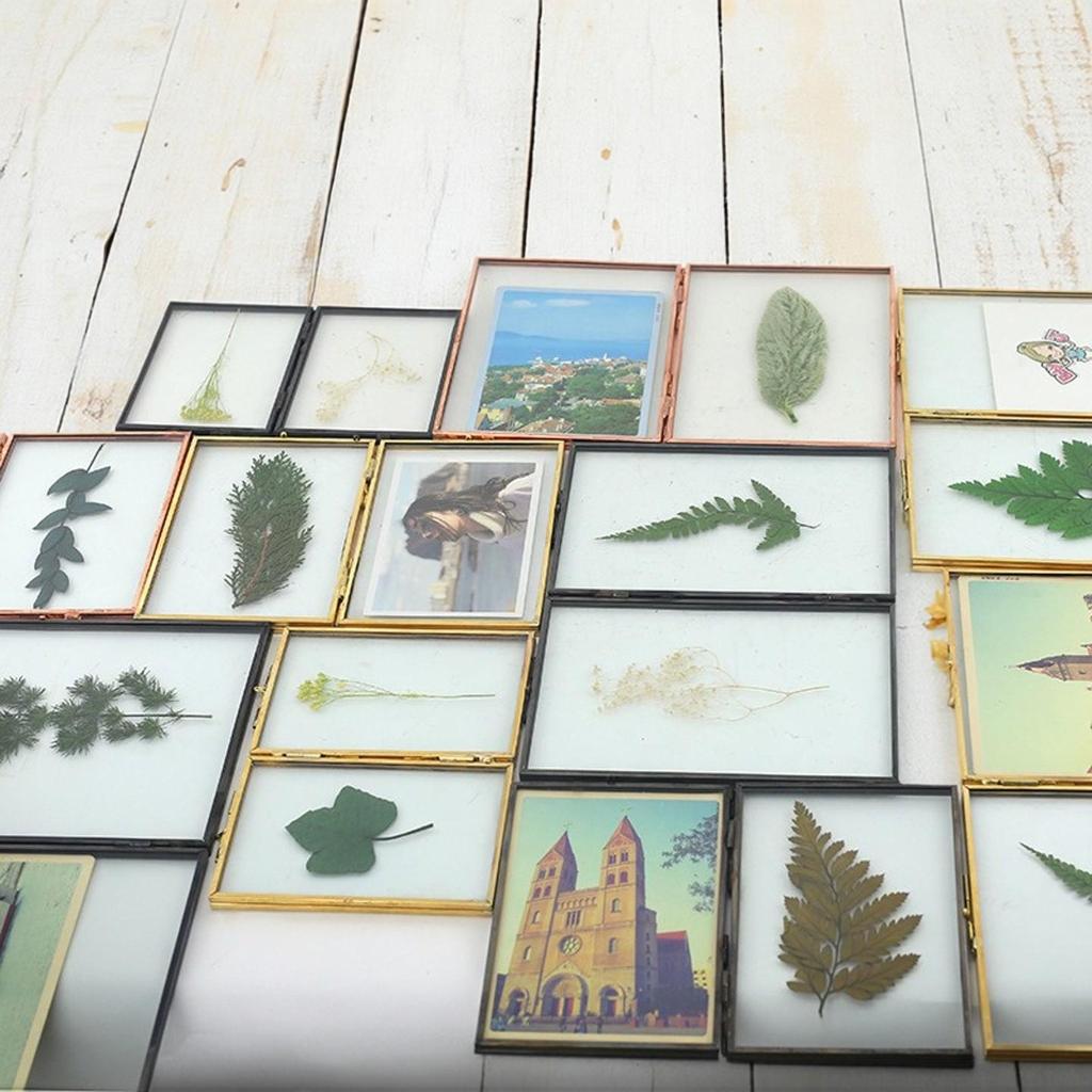 Nordic Foldable Double-Sided Glass Photo Frame & Certificate Holder