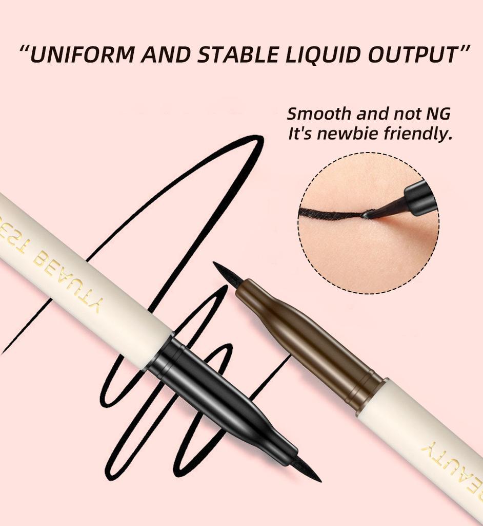 Waterproof, Sweat Proof, Stain Resistant, Makeup Resistant, Sleeping Silkworm Shadow Pen, Quick Drying, Beginner's Eyeliner Liquid Pen