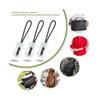 5pc Backpack Luminous Reflective Zipper Tail Rope TPU Puller Outdoors Security Mountaineer Bag Hanging Rope Prevent Loss Hike CN