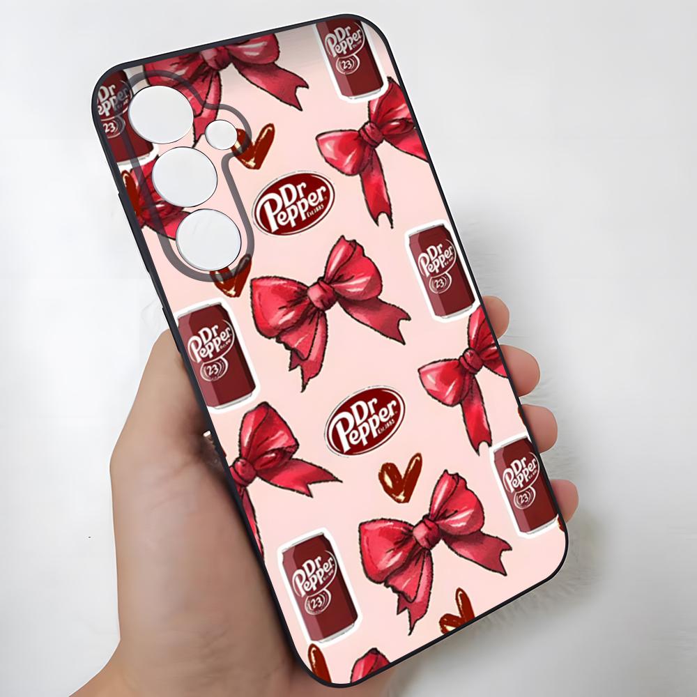 

Dr Pepper Soda Phone Case For Samsung S25 Edge S24 S23 S22 S21 S20 Ultra Plus Fe Galaxy A54 A53 A34 A25 A16 Cover Samsung S24