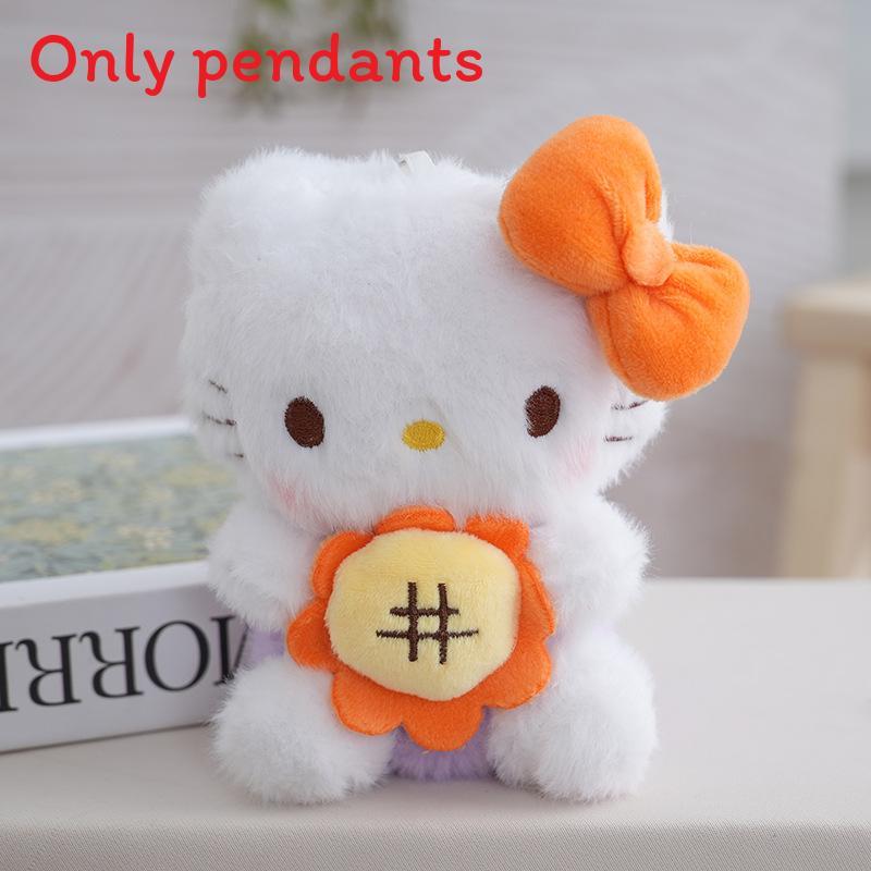 Pendants Cute Plush With Sunflower And Bow Decorations For Kids Gift