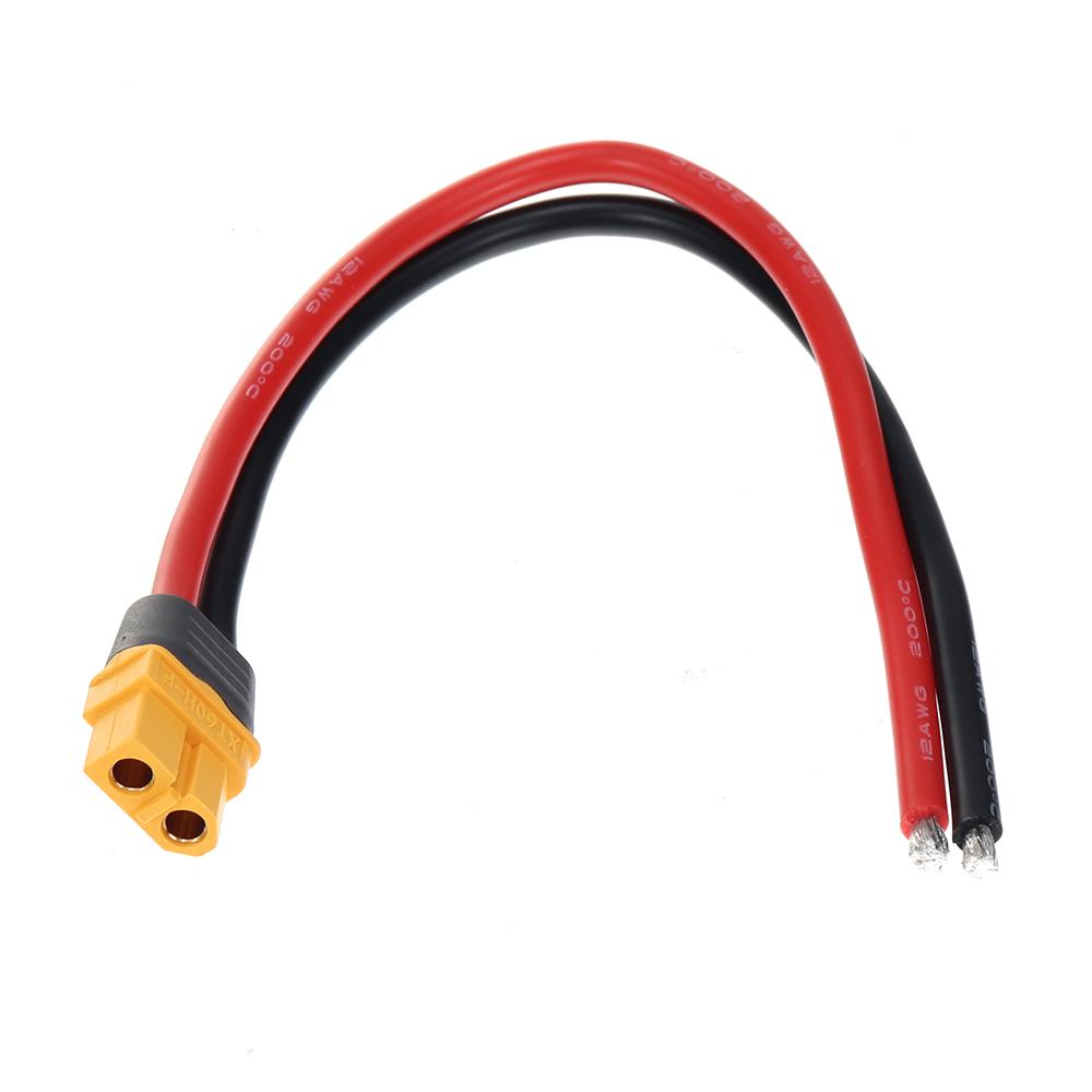 10/20/30cm XT60 Male Female Plug Connector 12AWG Power Silicone Cable