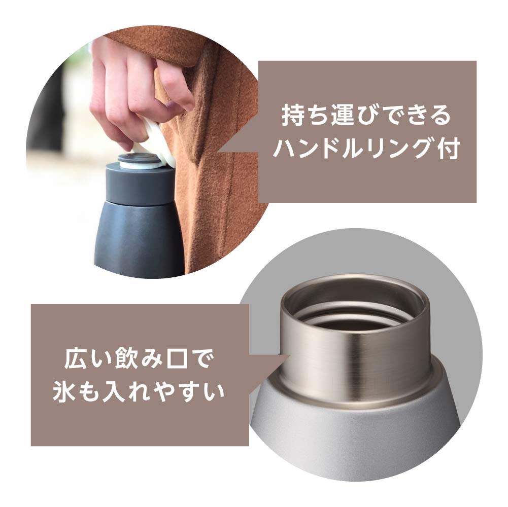 Doshisha Furufuru Bottle, 420ml, ON℃ZONE, Silver, OZFF420SV