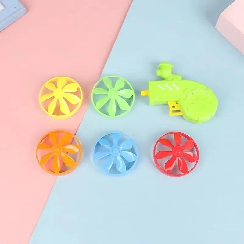 Cat Interactive Toy Fun And Interactive Durable Cat Toy For Play And Fetch Flying Disc Gun Cat Exercise Toy Highly Recommended 25X16X3CM зелёный