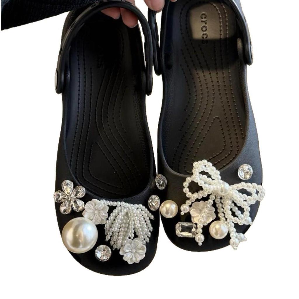 2026 Butterfly Ballet Clogs: High-End Shoe Flower Buckle Mary Jane, Detachable DIY Accessory