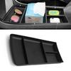 Car Center Console Armrest Storage Box Car Central Lower Layer Tray TPE Organizer Accessories Tidying For MGS5 EV For ES34 25-27