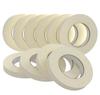 Masking Tape Gummi-Klebstoff Hitzebeständiges Papier Sauberes Ablösen Weißes Malerkrepp zum Streichen Beschriften Basteln Heim- und Bürogebrauch