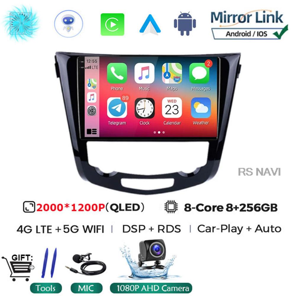 Android 14 Car Radio Multimedia For Nissan X-TRAIL X Trail T32 Qashqai 2 J11 2013 - 2017 Autoradio 2 Din  Carplay Gps NO Dvd