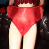 See Through Lingerie Men Oil Shiny Seamless Sissy Pouch Underwear Transparent Elastic Ultra-Thin Underpants Breathable Panties