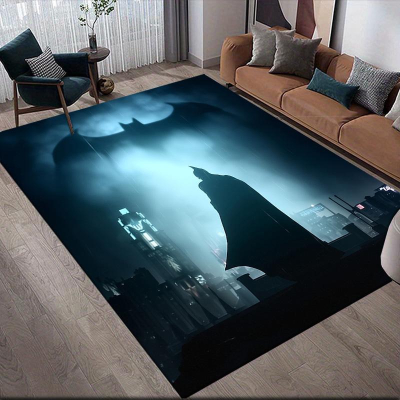 

Smoke Batman Anti-Slip Rug, Rectangular Carpet for Bedroom, Sofa & Game Zone 60x90cm