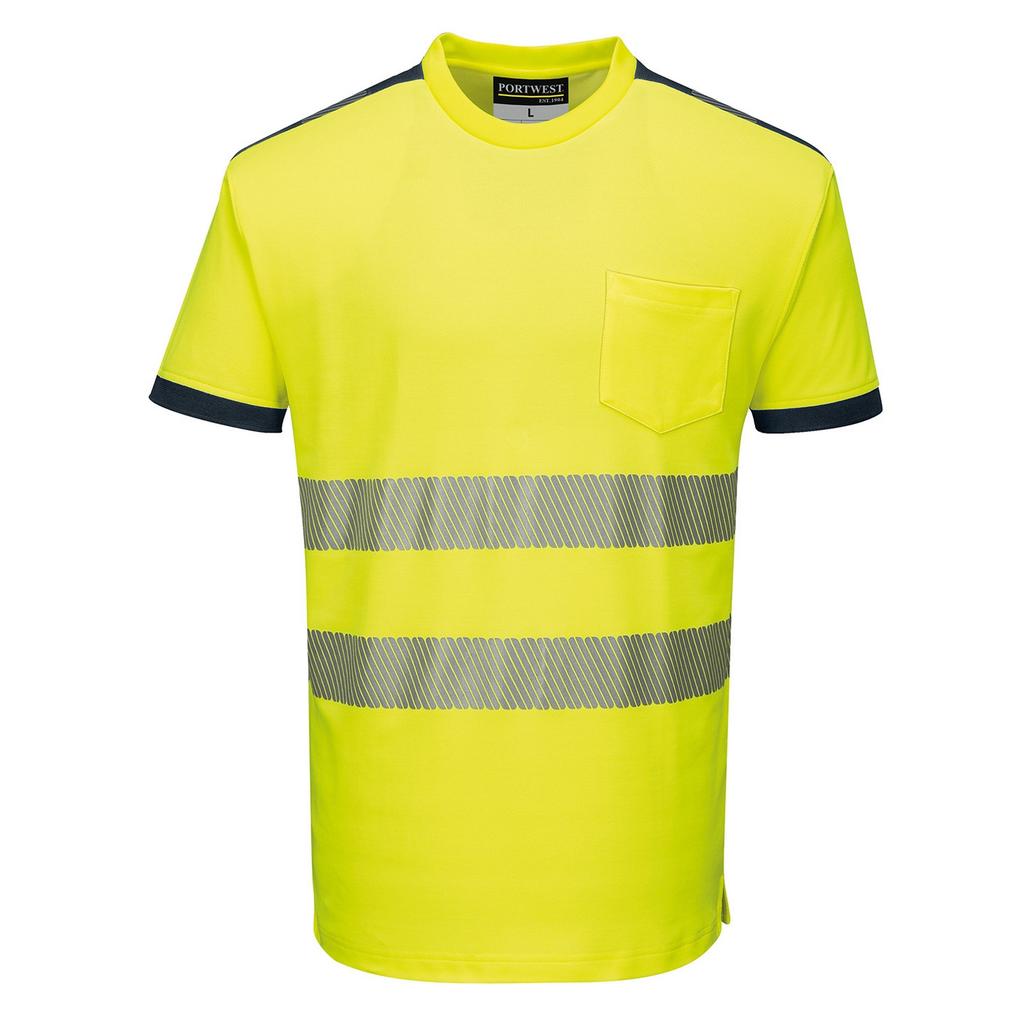 Portwest Mens PW3 Hi-Vis T-Shirt