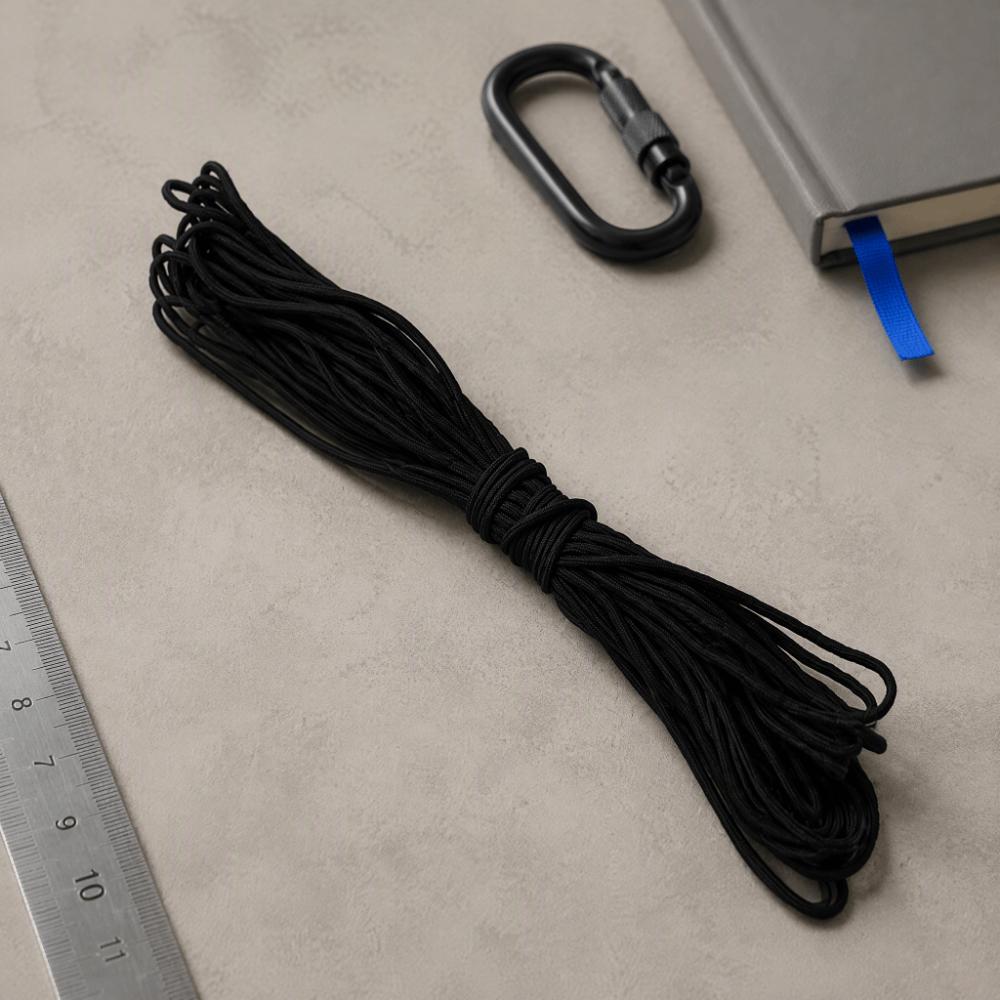 Flexible ylon Paracord 2mm Single-Core Paracord Durable Utility Rope  Camping