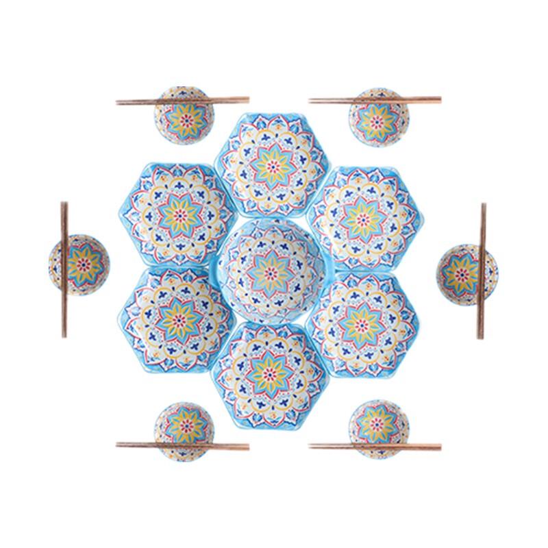 Creative Ceramic Dinnerware and Platter Set
