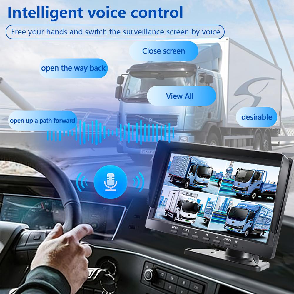 

10.1 inch IPS Touch Screen MP5 Multimedia Video Player Portable 4K DVR Wireless CarPlay/Android Auto Dual Lens Driving Recorder United States