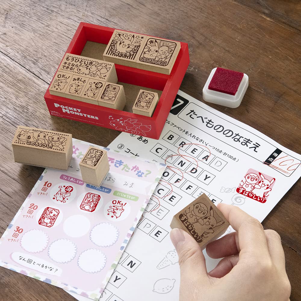 Beverly Showa Note Stamp Wooden Reward Stamp Pokémon SDH-125