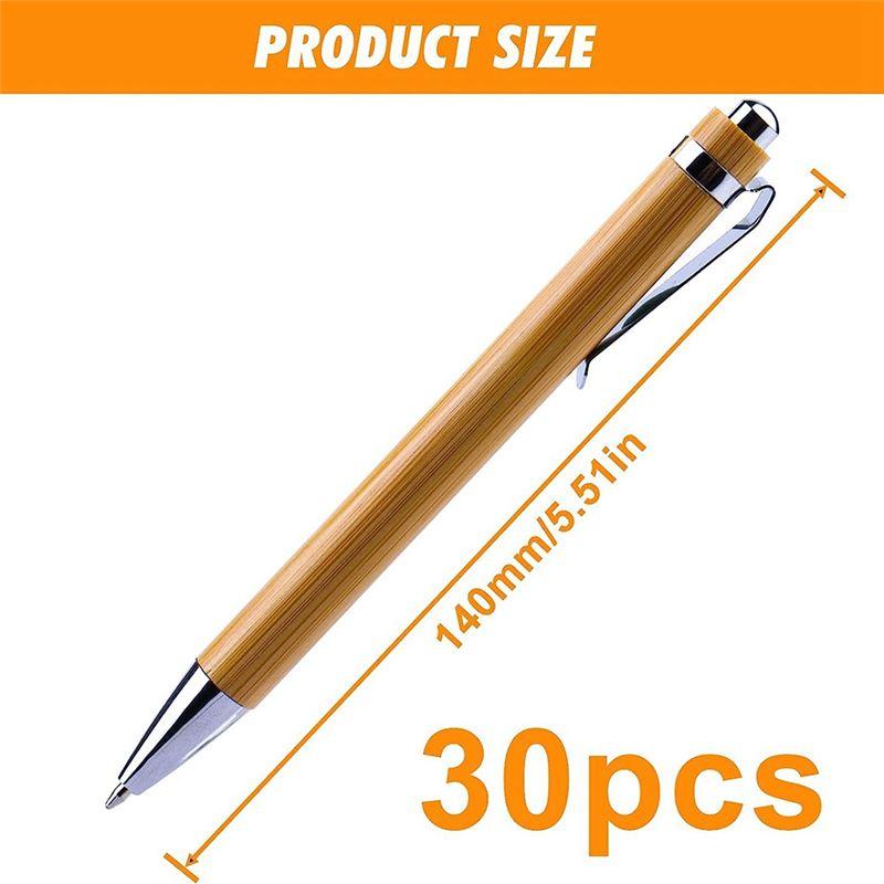

BHBL Wood Ballpoint Pen Bamboo Ballpoint Pen: 30 Pack Ballpoint Pen Set Bamboo Ballpoint Pen Set for School China Mainland