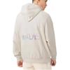 Li-Ning Wade Series Alphabet Pattern Fleece Lined Pullover Hoodie 'Cream White' Unisex AWDS115-6