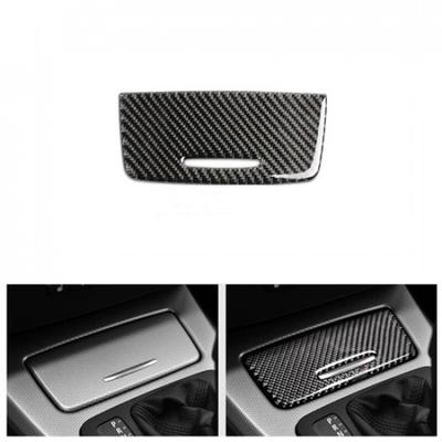 Carbon Fiber Auto Car Storage Box Panel Cover For Bmw E90 05-12 SU